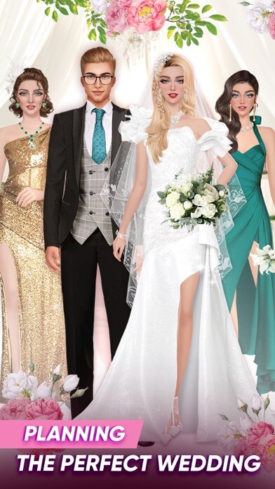 Emulate iPhone app Wedding Stylist: Dress Up Game using MyAndroid