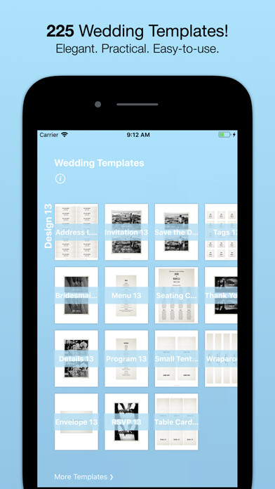 Emulate iPhone app Wedding Templates (by Nobody) using MyAndroid Emulate iPhone app Wedding Templates (by Nobody) using MyAndroid