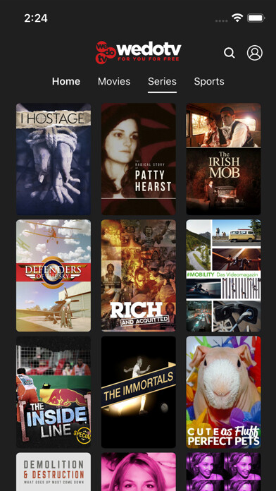 Emulate iPhone app wedotv using MyAndroid
