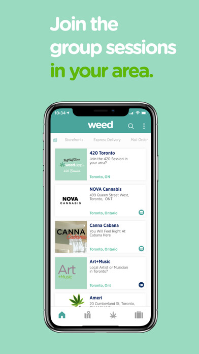 Emulate iPhone app Weed.App Cannabis Search using MyAndroid Emulate iPhone app Weed.App Cannabis Search using MyAndroid