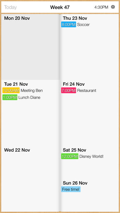 Emulate iPhone app Week Calendar + using MyAndroid Emulate iPhone app Week Calendar + using MyAndroid