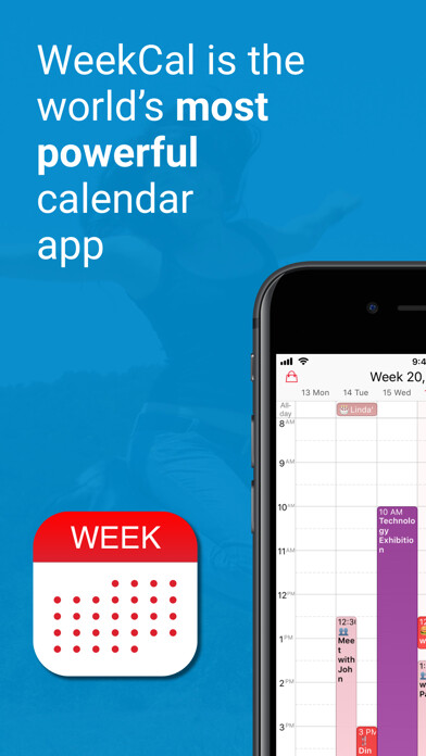 Emulate iPhone app WeekCal - Fully Unlocked using MyAndroid Emulate iPhone app WeekCal - Fully Unlocked using MyAndroid