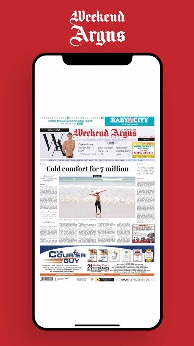 Emulate iPhone app Weekend Argus Saturday using MyAndroid Emulate iPhone app Weekend Argus Saturday using MyAndroid
