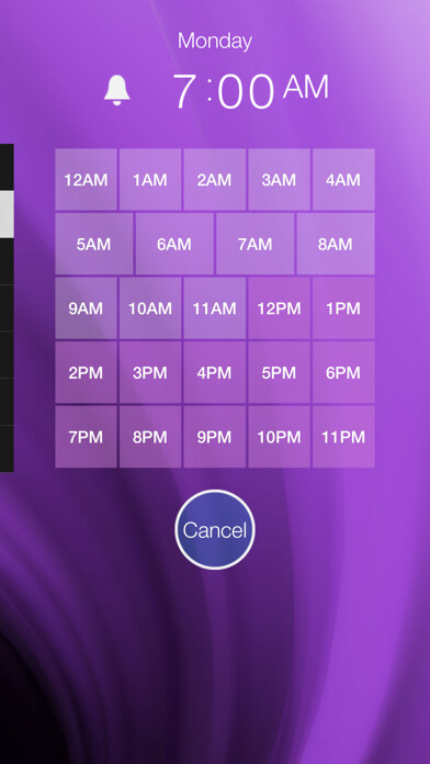 Emulate iPhone app Weekly Alarm Clock using MyAndroid Emulate iPhone app Weekly Alarm Clock using MyAndroid
