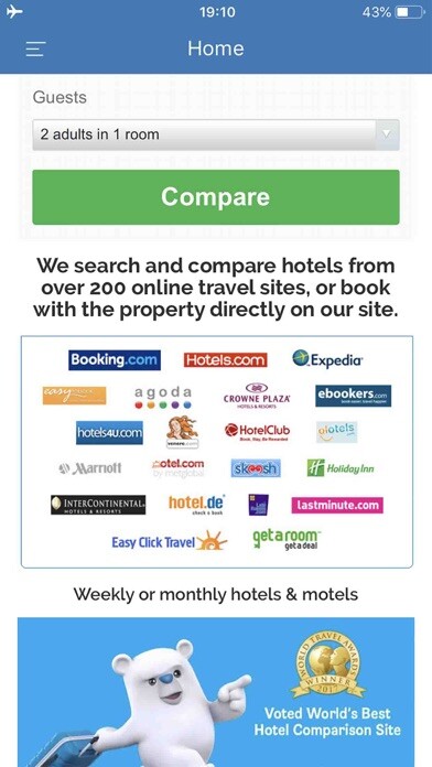 Emulate iPhone app Weekly Hotel Deals - Hot Deals using MyAndroid Emulate iPhone app Weekly Hotel Deals - Hot Deals using MyAndroid