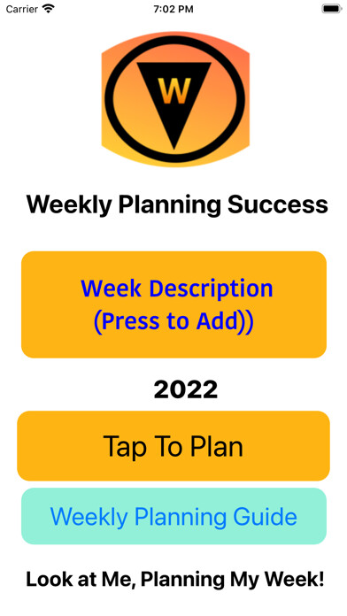 Emulate iPhone app Weekly Planning Success Guide using MyAndroid Emulate iPhone app Weekly Planning Success Guide using MyAndroid