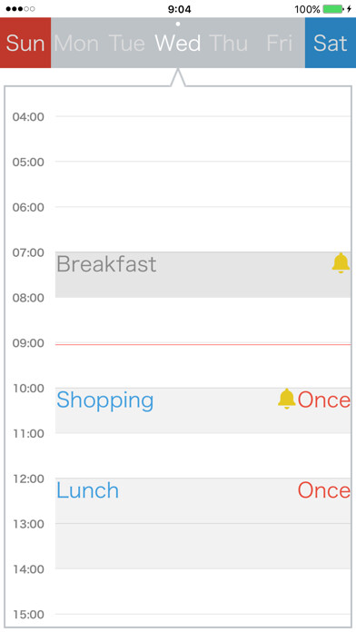 Emulate iPhone app Week Scheduler using MyAndroid Emulate iPhone app Week Scheduler using MyAndroid