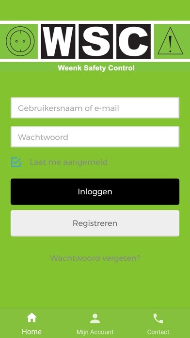 Emulate iPhone app Weenk Safety Control using MyAndroid