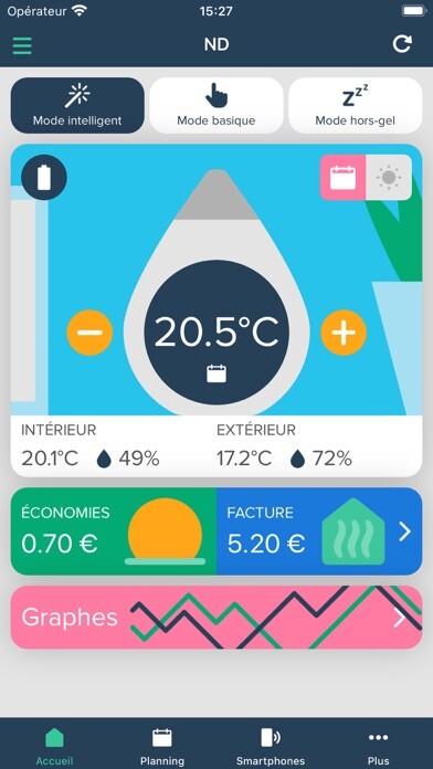 Emulate iPhone app Ween Smart Thermostat using MyAndroid Emulate iPhone app Ween Smart Thermostat using MyAndroid