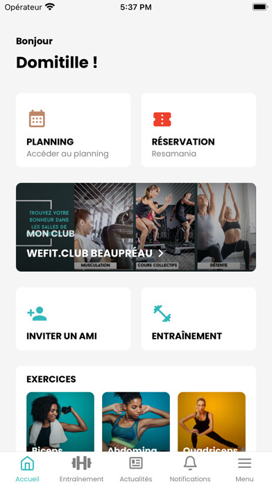 Emulate iPhone app Wefit Club using MyAndroid Emulate iPhone app Wefit Club using MyAndroid