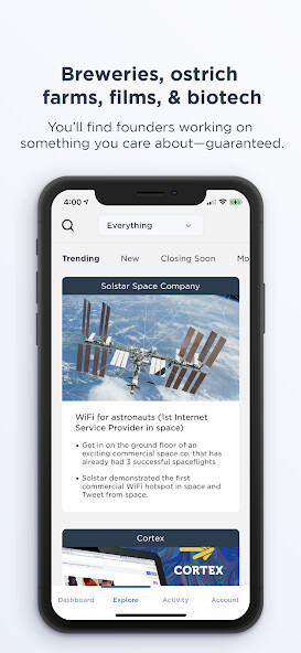 Run android online APK Wefunder from MyAndroid or emulate Wefunder using MyAndroid