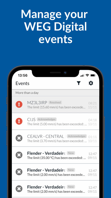 Emulate iPhone app WEG Digital Notify using MyAndroid Emulate iPhone app WEG Digital Notify using MyAndroid