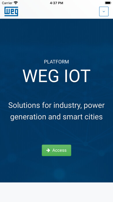 Emulate iPhone app WEG IoT using MyAndroid