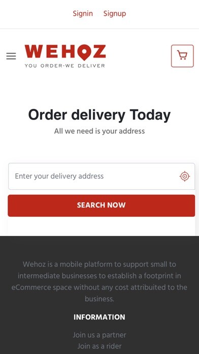Emulate iPhone app Wehoz - Shop nearby using MyAndroid Emulate iPhone app Wehoz - Shop nearby using MyAndroid