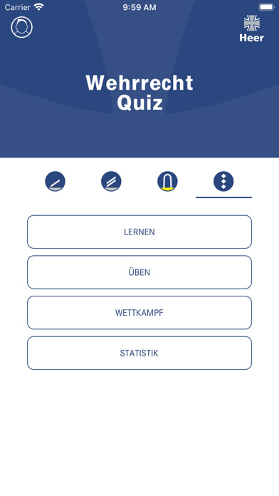 Run android online APK Wehrrecht Quiz from MyAndroid or emulate Wehrrecht Quiz using MyAndroid