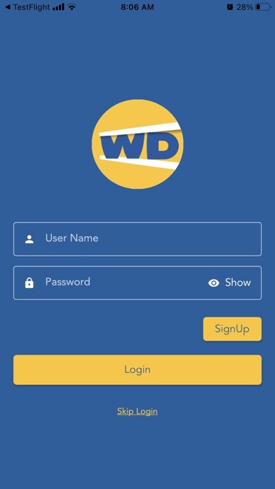 Emulate iPhone app WEIDOE GROUP using MyAndroid