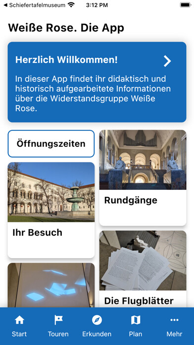Emulate iPhone app Weiße Rose - Die App using MyAndroid Emulate iPhone app Weiße Rose - Die App using MyAndroid