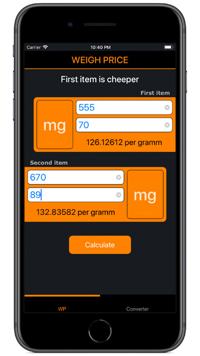 Emulate iPhone app WeighPrice using MyAndroid Emulate iPhone app WeighPrice using MyAndroid