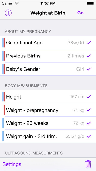 Emulate iPhone app WeightAtBirth using MyAndroid Emulate iPhone app WeightAtBirth using MyAndroid