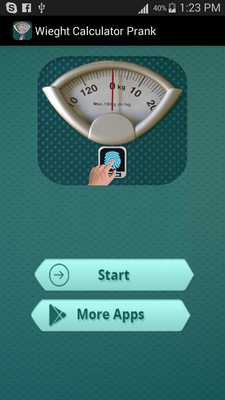 Emulate Android APK Weight Calculator Prank