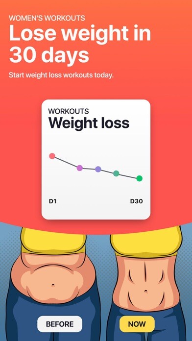 Emulate iPhone app Weight Loss Diet App for Women using MyAndroid