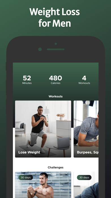 Emulate iPhone app Weight Loss for Men at Home using MyAndroid