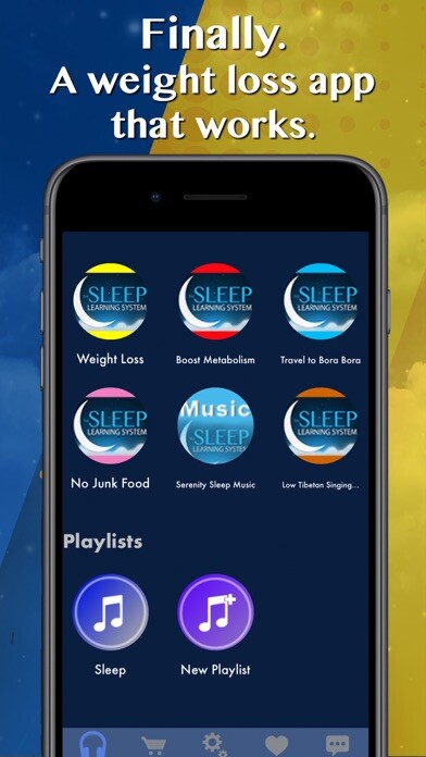 Emulate iPhone app Weight Loss - Sleep Learning using MyAndroid