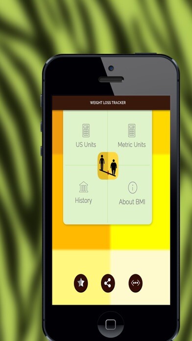Emulate iPhone app Weight Loss Tracker - BMI Calculator using MyAndroid