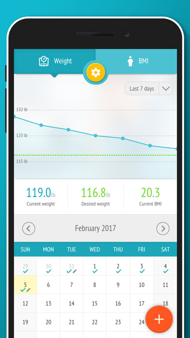 Emulate iPhone app Weight loss tracker - BMI using MyAndroid Emulate iPhone app Weight loss tracker - BMI using MyAndroid