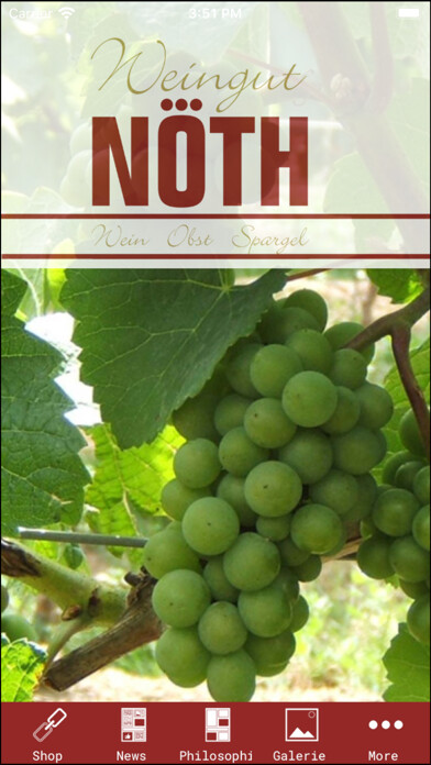 Emulate iPhone app Weingut Nöth using MyAndroid Emulate iPhone app Weingut Nöth using MyAndroid