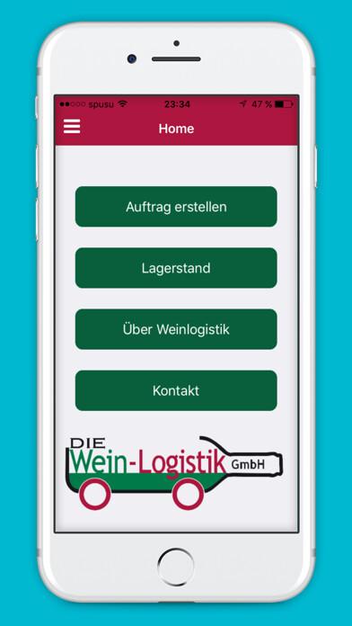 Emulate iPhone app Weinlogistik using MyAndroid Emulate iPhone app Weinlogistik using MyAndroid
