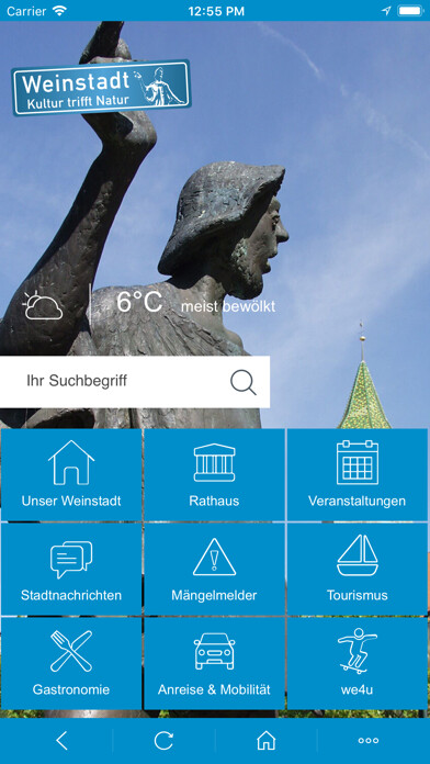 Emulate iPhone app Weinstadt using MyAndroid Emulate iPhone app Weinstadt using MyAndroid