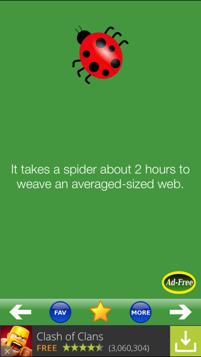 Emulate iPhone app Weird Facts 1000! Cool & True! using MyAndroid Emulate iPhone app Weird Facts 1000! Cool & True! using MyAndroid