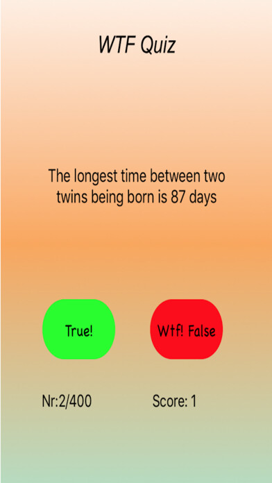 Emulate iPhone app Weird facts quiz using MyAndroid Emulate iPhone app Weird facts quiz using MyAndroid