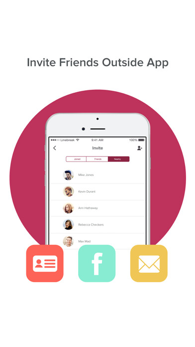 Emulate iPhone app WeJoin- Find, Join or Create Group Hangouts Easily using MyAndroid