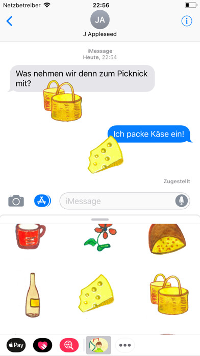 Emulate iPhone app Welcher Tag ist heute? using MyAndroid