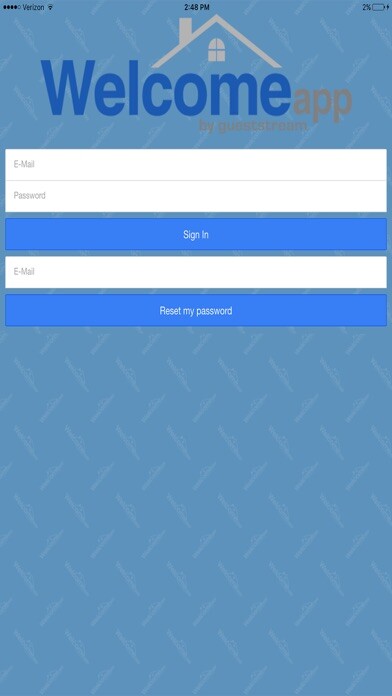 Emulate iPhone app Welcome App by Gueststream using MyAndroid