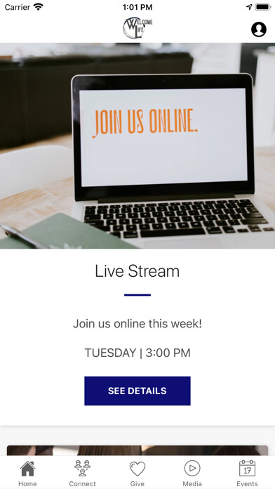 Emulate iPhone app Welcome Life Church using MyAndroid Emulate iPhone app Welcome Life Church using MyAndroid