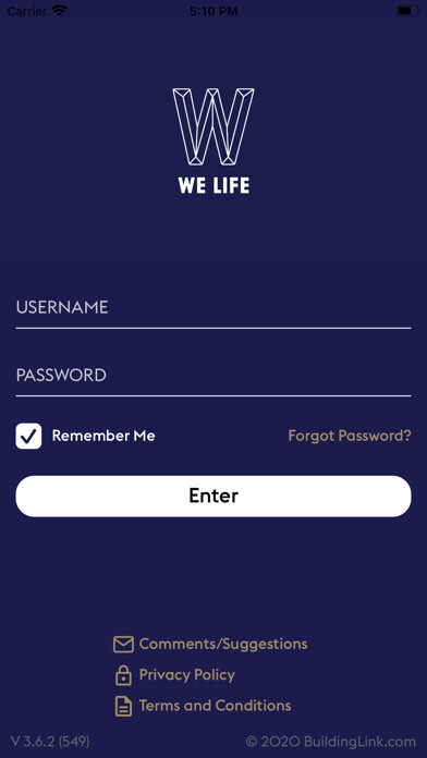 Emulate iPhone app WE Life Residence using MyAndroid