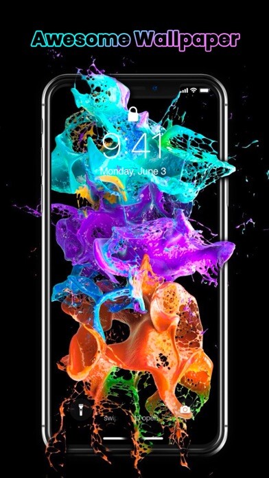 Emulate iPhone app WeLive Wallpaper for iPhone using MyAndroid
