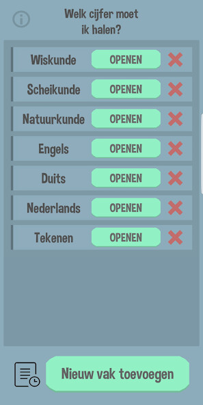 Emulate iPhone app Welk Cijfer Moet Ik Halen? using MyAndroid Emulate iPhone app Welk Cijfer Moet Ik Halen? using MyAndroid