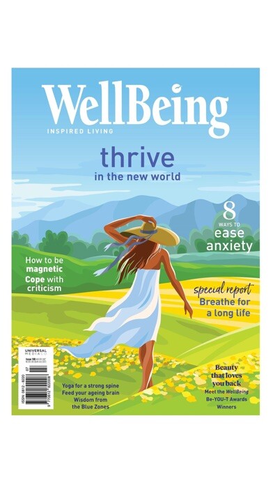 Emulate iPhone app WellBeing Magazine using MyAndroid