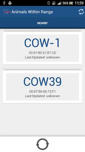 Run android online APK Well Cow Collar Reader from MyAndroid or emulate Well Cow Collar Reader using MyAndroid