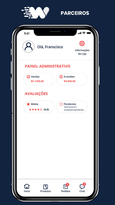 Emulate iPhone app well delivery - Parceiro using MyAndroid Emulate iPhone app well delivery - Parceiro using MyAndroid