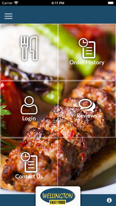 Emulate iPhone app WELLINGTON KEBAB & PIZZA using MyAndroid Emulate iPhone app WELLINGTON KEBAB & PIZZA using MyAndroid