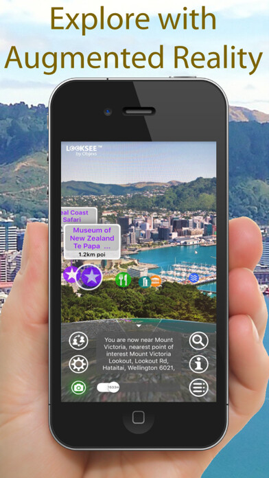 Emulate iPhone app Wellington Looksee AR using MyAndroid