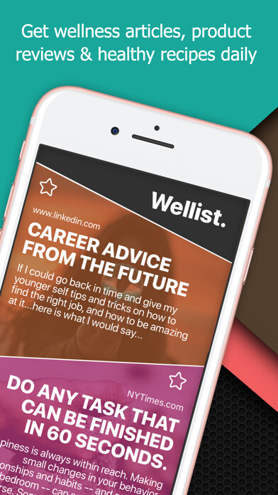 Emulate iPhone app Wellist News & Product Reviews using MyAndroid