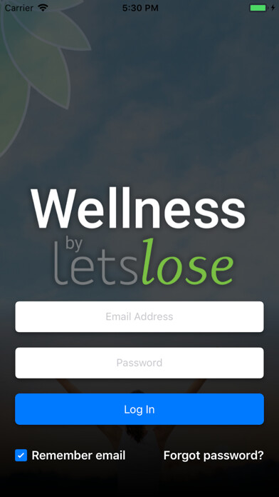 Emulate iPhone app Wellness by LetsLose using MyAndroid