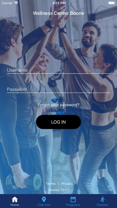 Emulate iPhone app Wellness Center Boone using MyAndroid Emulate iPhone app Wellness Center Boone using MyAndroid