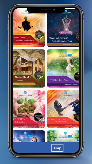 Emulate iPhone app Wellness Vibe: Healing Sound using MyAndroid